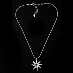 Kette SUN mattsilber