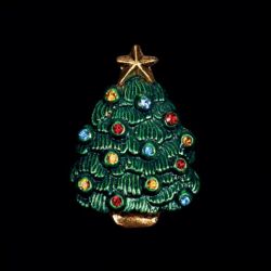 Stickpin Weihnachtsbaum grn / multi