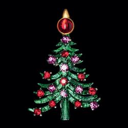 Brosche Tannenbaum