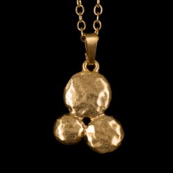 Kette Platy 3er together - mattgold