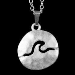 Kette Wave 1er mattsilber