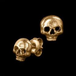 Ohrstecker Totenkopf