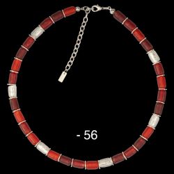 Walzencollier 56 - rot hell
