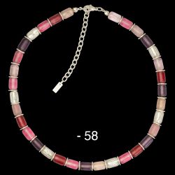 Walzencollier 58 - rosa