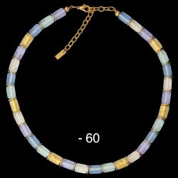Walzencollier 60 - hellblau