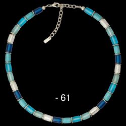 Walzencollier 61 - trkis