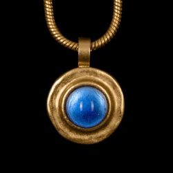 Kette Dots medium mattgold