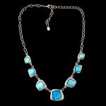 Collier SALLY mit 7 Elementen mattgold