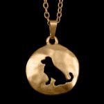 Kette Dog mattgold