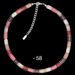 Walzencollier 58 - rosa