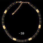Walzencollier 59 - schwarz
