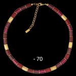 Walzencollier 70 - rot-mix
