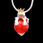 Kette FROG ON BALL mattgold