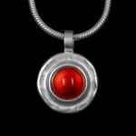 Kette Dots medium mattsilber